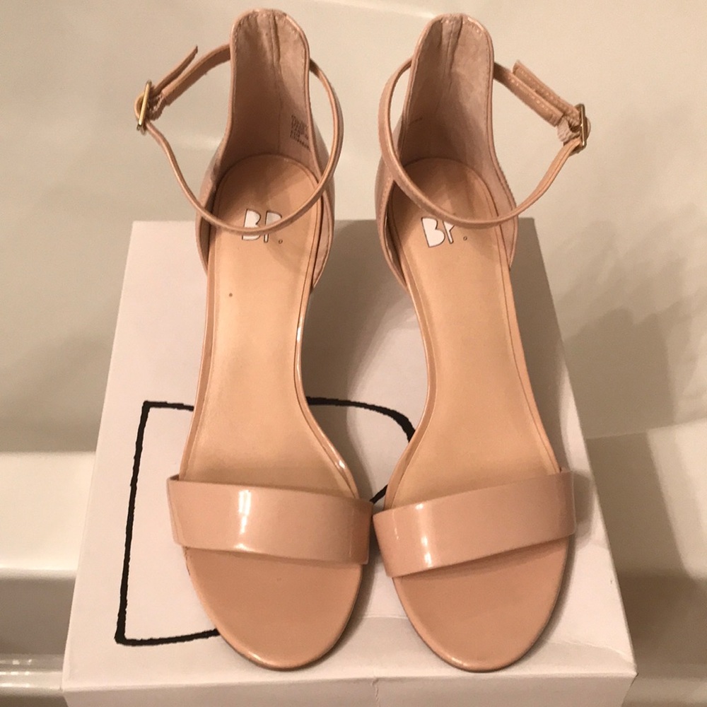 Nordstrom BP Luminate Blush sandals/ heels